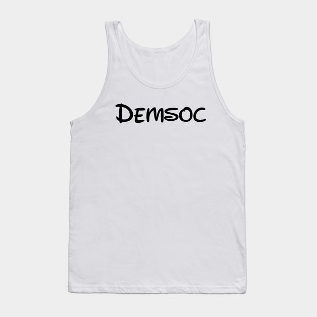 Democratic Socialist - DemSoc Tank Top by Football from the Left